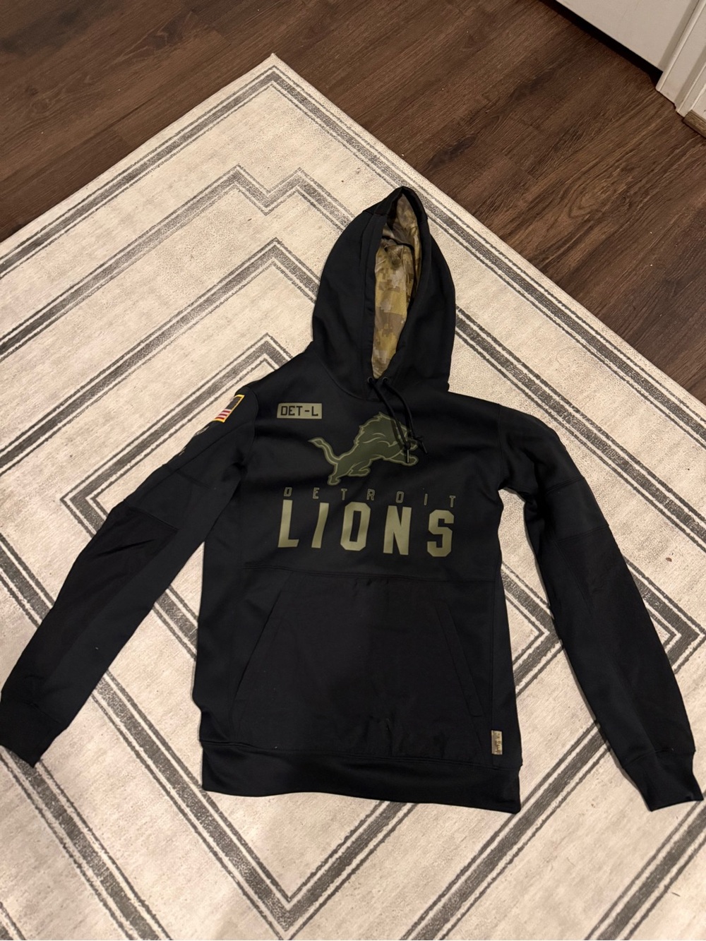 Limited Edition Nike Detroit Lions Salute to Service Hoodie